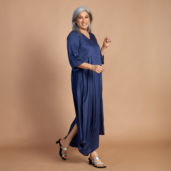 GORO Dress - Navy Blue