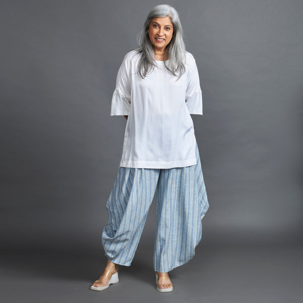 GORO Pants - Powder Blue with White stripes (LAST PIECE)
