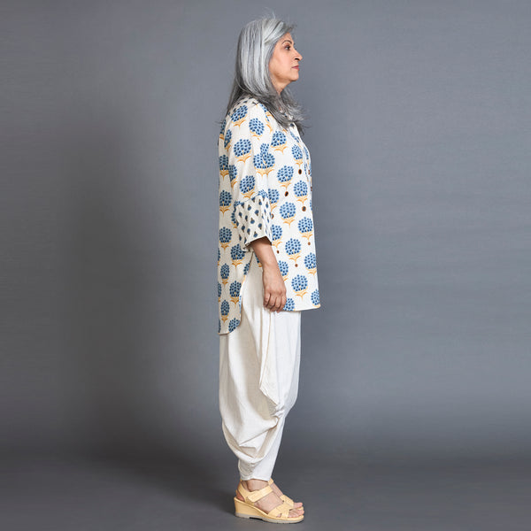 SVARA GORO Set - Blue Ecru Print