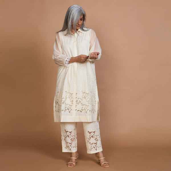 SOMA Cutwork Tunic Set