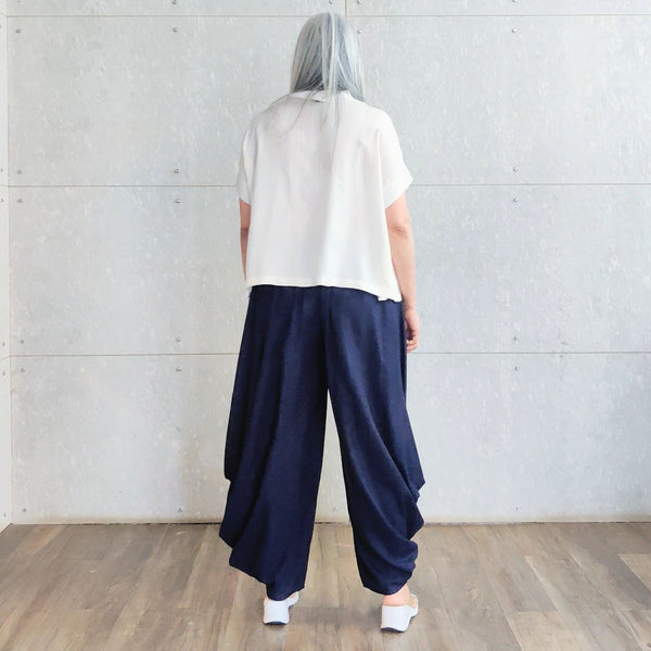 Goro Pants - Navy Blue Modal