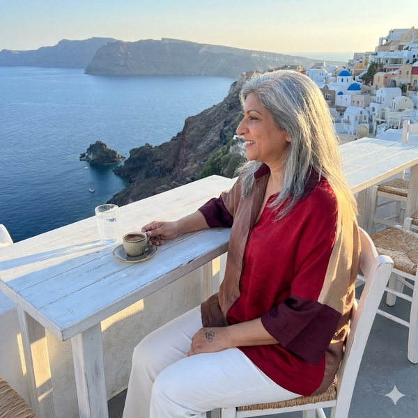 GIN Oversize Shirt - Red & Burgundy (PROMO)