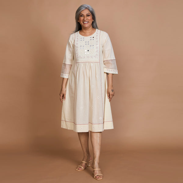 Aaloka Mirrorwork Dress