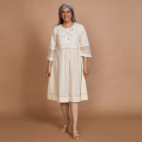 Aaloka Mirrorwork Dress