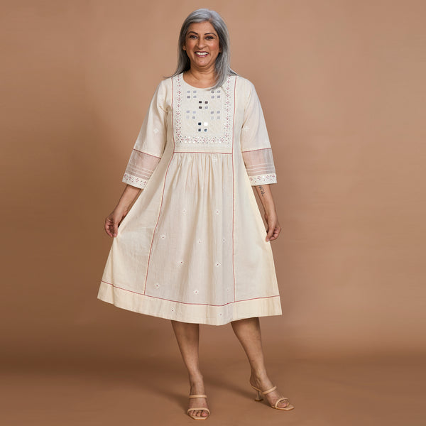 Aaloka Mirrorwork Dress