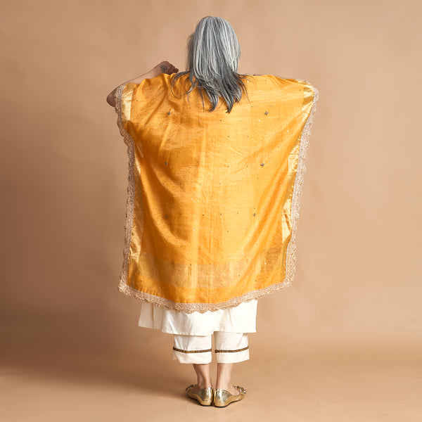 ANAM Dupatta Cape - Marmalade (LAST PIECE)