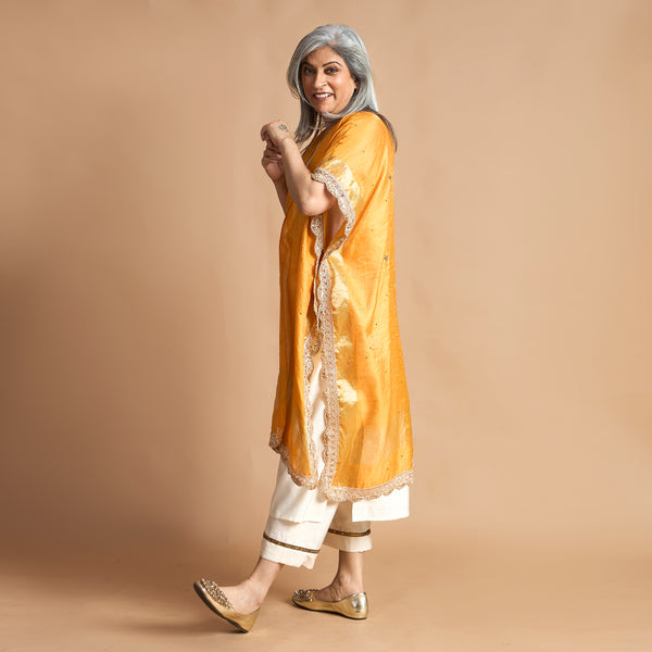 ANAM Dupatta Cape - Marmalade (LAST PIECE)