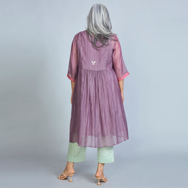 Aaloka Tunic Set - Black Currant (LAST PIECES)