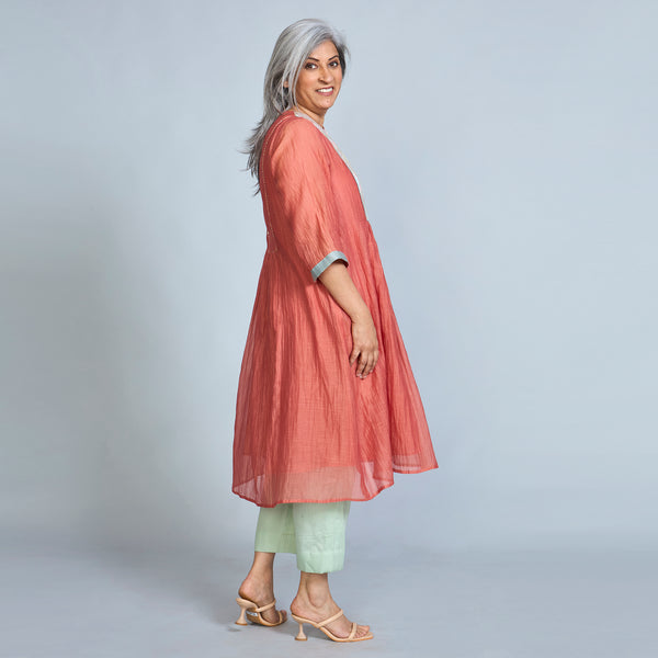 Aaloka Tunic Set - Coral (LAST PIECES)