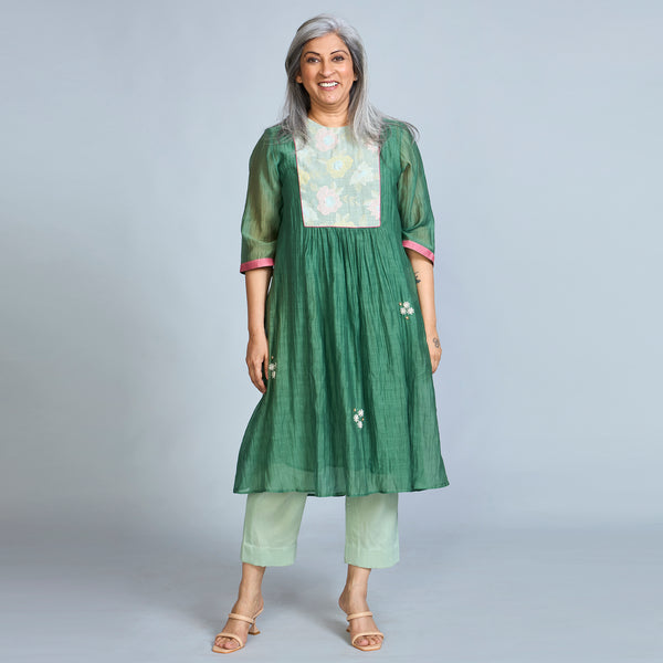 Aaloka Tunic Set - Green (LAST PIECES)