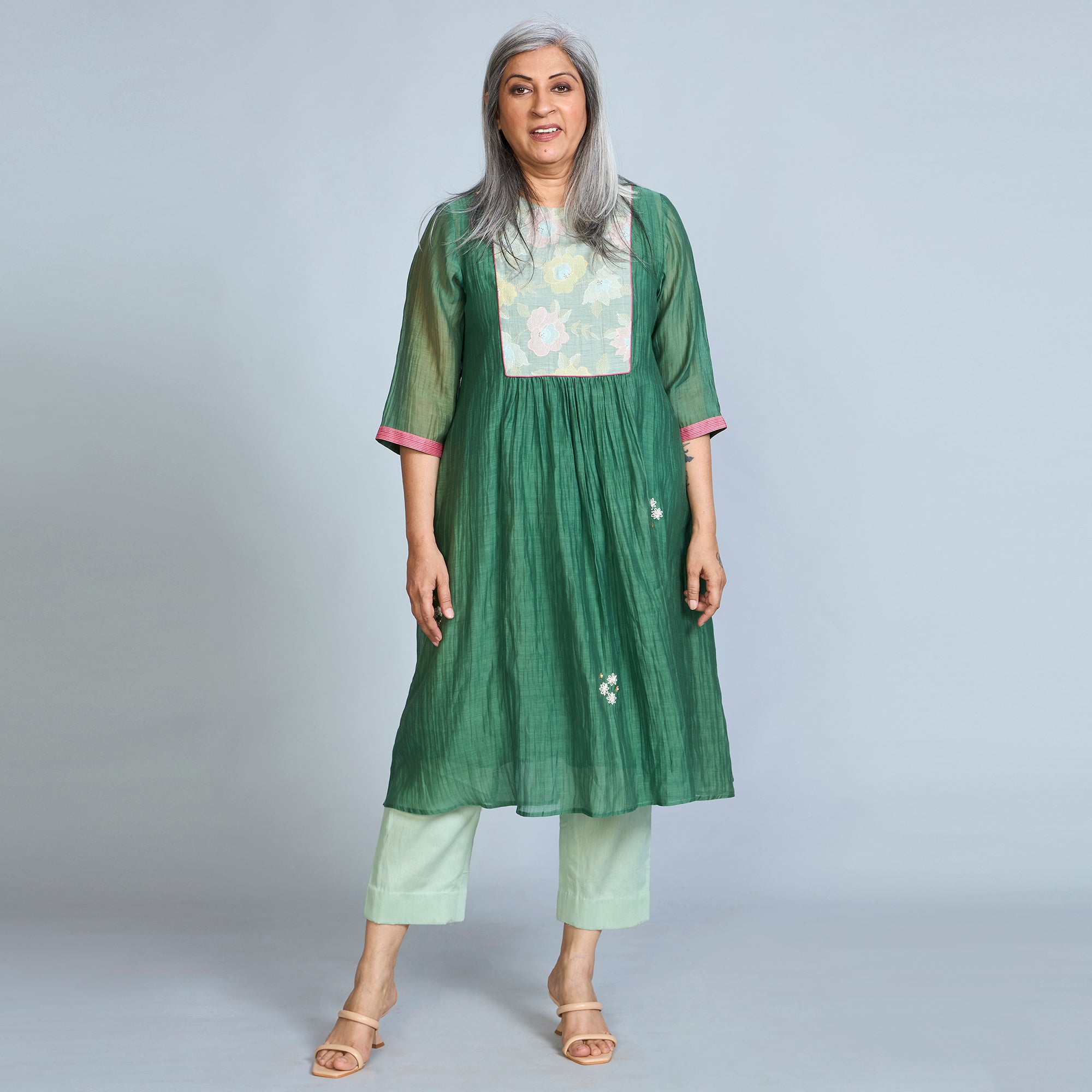 Aaloka Tunic Set - Green (LAST PIECES)