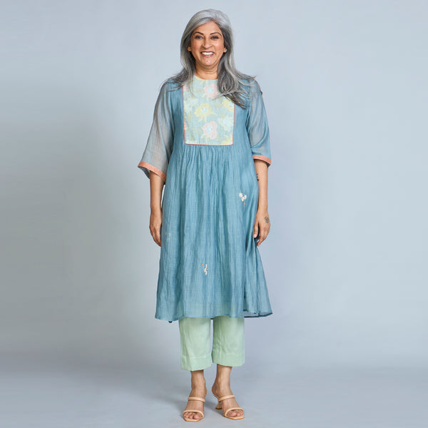 Aaloka Tunic Set - Blue (LAST PIECE)