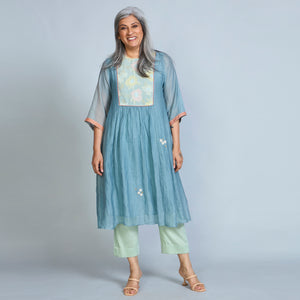 Aaloka Tunic Set - Blue (LAST PIECE)