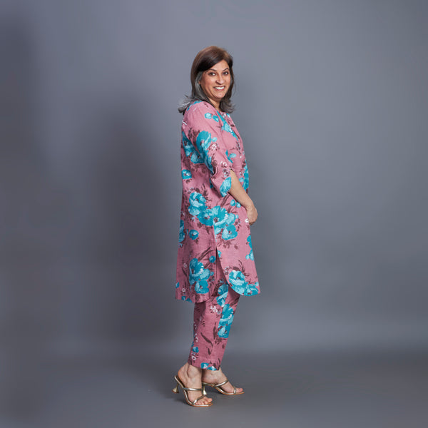 AARNA Tunic Set - Dusty Rose (PROMO)