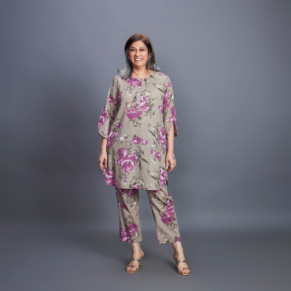 AARNA Tunic Set - Fawn Brown