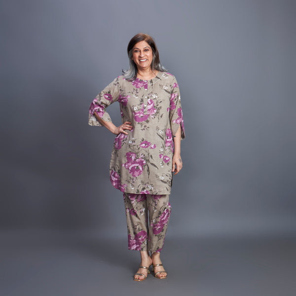 AARNA Tunic Set - Fawn Brown