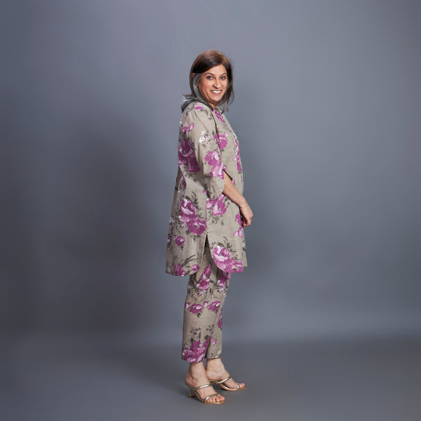 AARNA Tunic Set - Fawn Brown