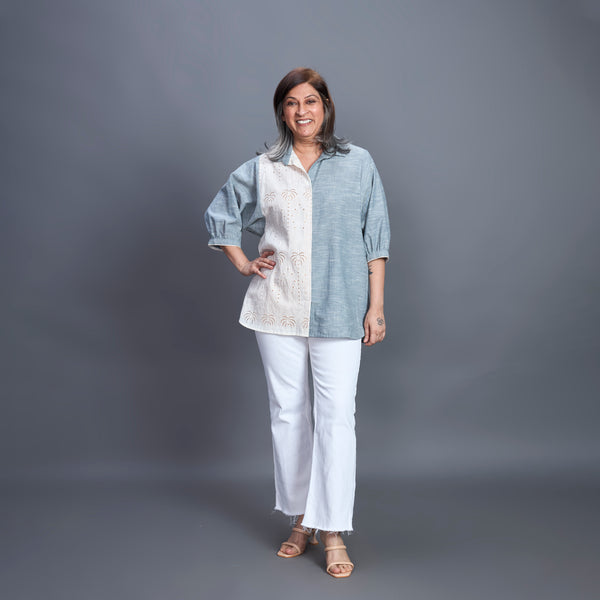 AINA Shirt - Mist Blue (PROMO)