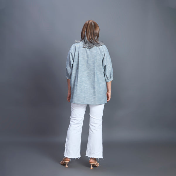 AINA Shirt - Mist Blue (PROMO)
