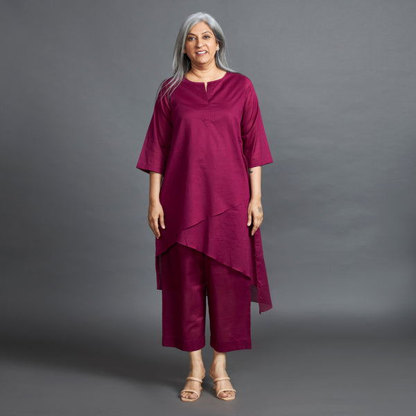 ANAHITA Tunic Set - Magenta (LAST PIECE)