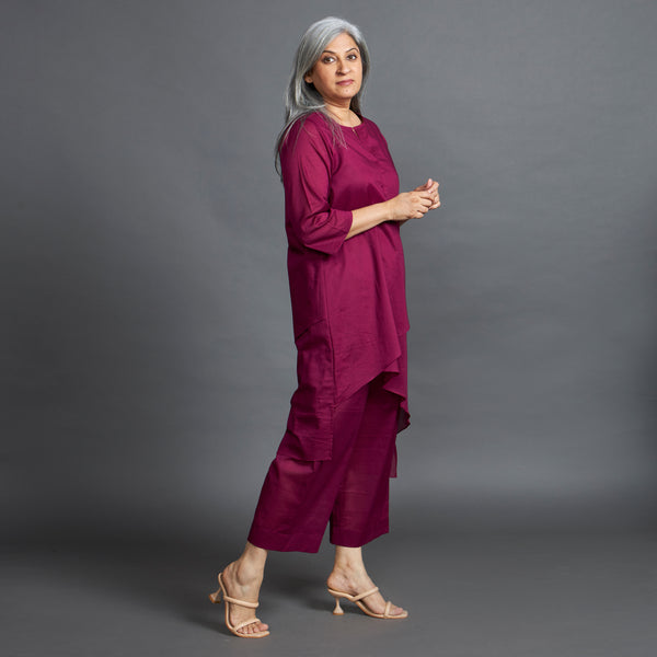 ANAHITA Tunic Set - Magenta (LAST PIECE)