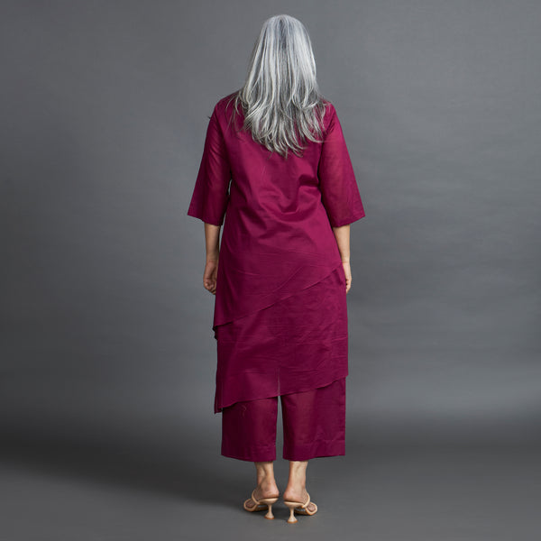 ANAHITA Tunic Set - Magenta (LAST PIECE)