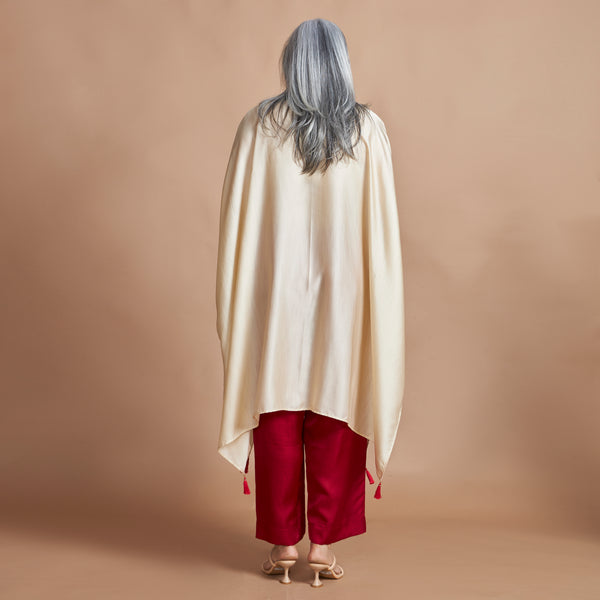ANANTA Kaftan Set - Ivory Red