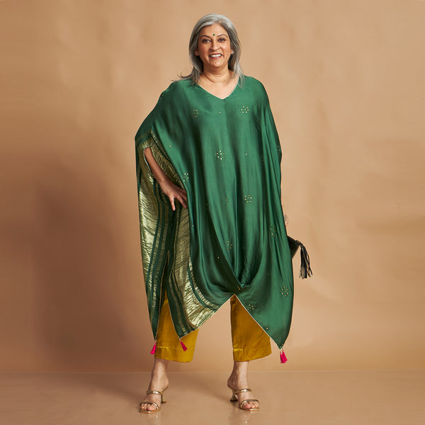 ANANTA Kaftan Set - Bottle Green (SOLD OUT)