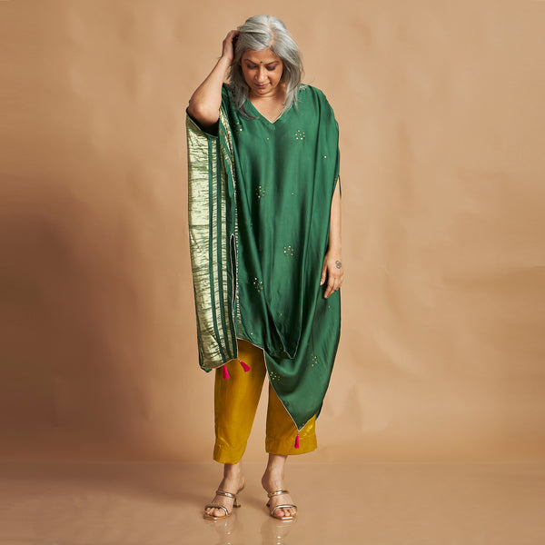 ANANTA Kaftan Set - Bottle Green (SOLD OUT)