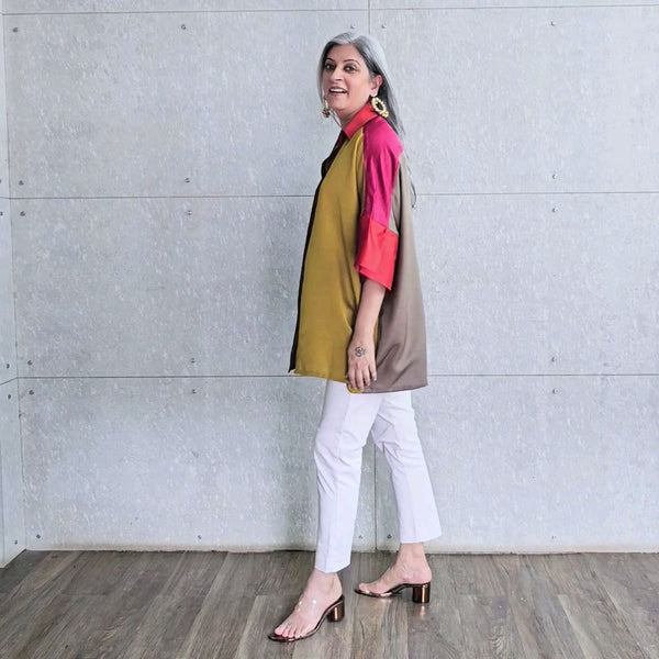 Gin Oversize Shirt - Colors of KUTCH Combination