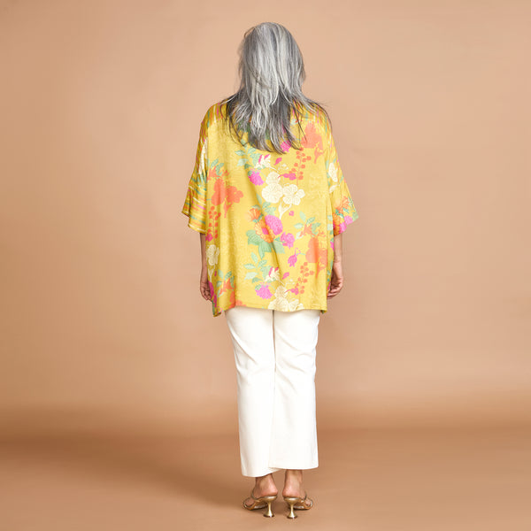 KARMA Oversize Shirt - Lemon Floral (LAST PIECES)