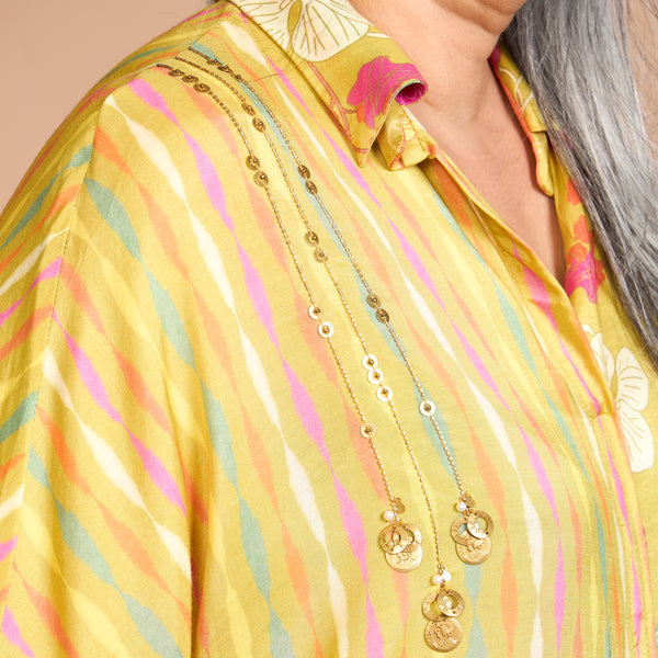 KARMA Oversize Shirt - Lemon Floral (LAST PIECES)