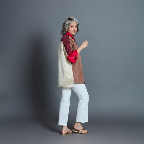 GIN Oversize shirt - Chettinad Spice