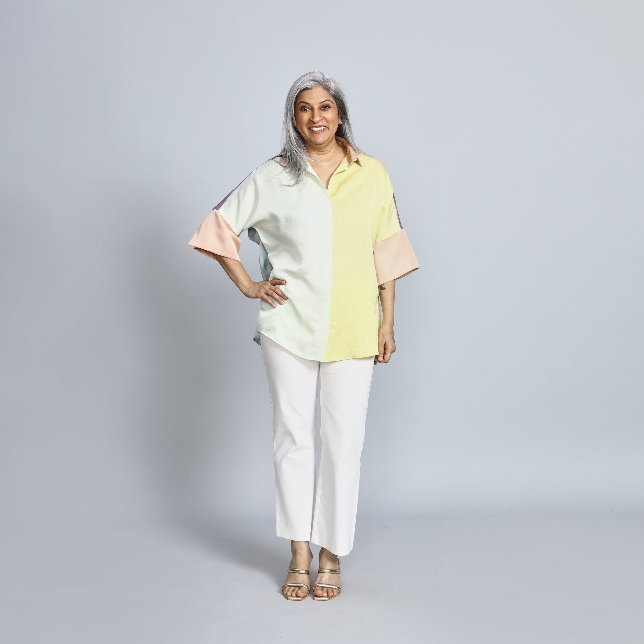 GIN Oversize Shirt - MARSHMALLOW (PROMO)