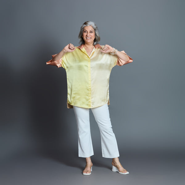 GIN Oversize shirt - Hampi Sunrise