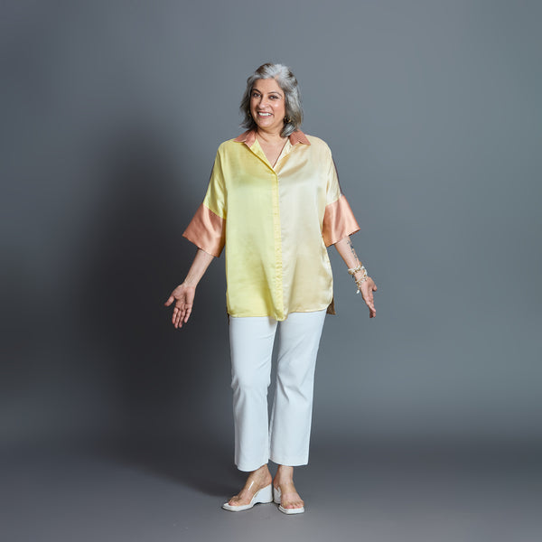 GIN Oversize shirt - Hampi Sunrise