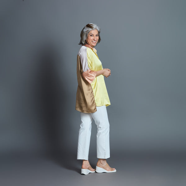 GIN Oversize shirt - Hampi Sunrise