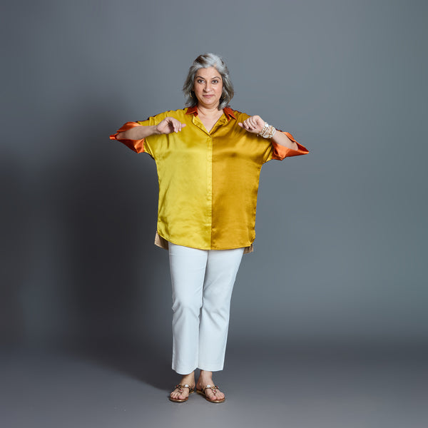 GIN Oversize shirt - JAISALMER Combination