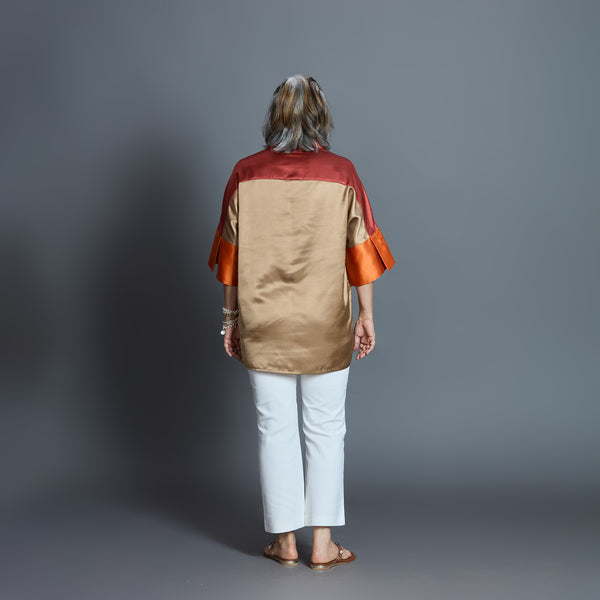 GIN Oversize shirt - JAISALMER Combination