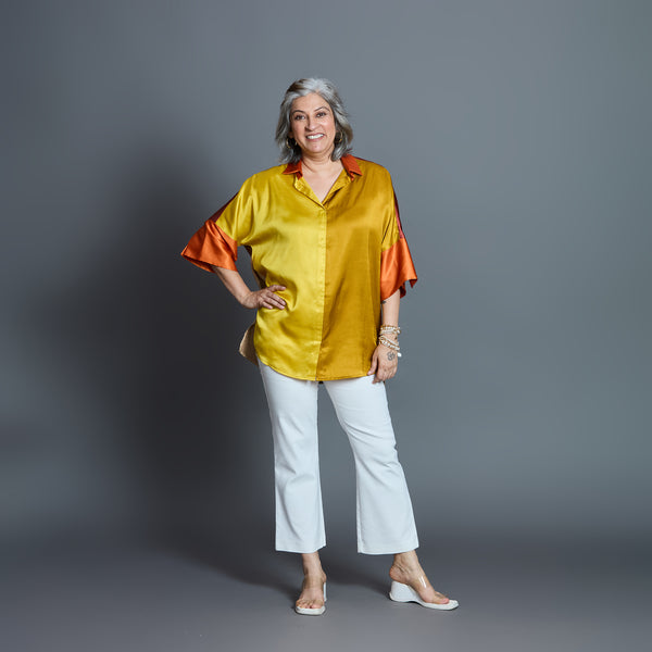 GIN Oversize shirt - JAISALMER Combination