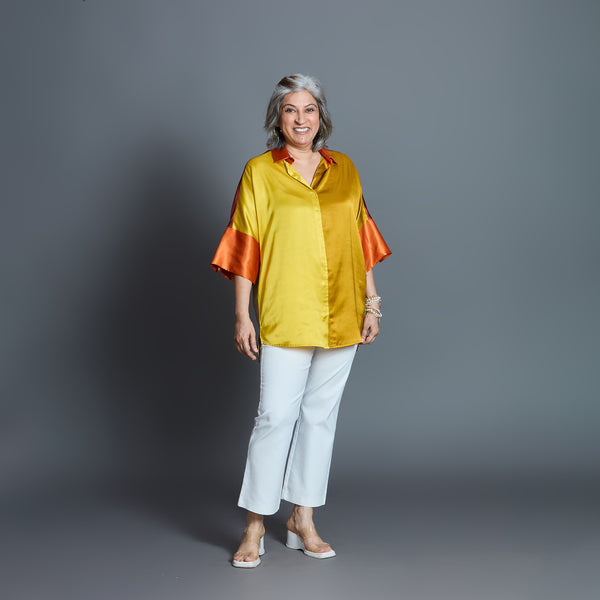 GIN Oversize shirt - JAISALMER Combination