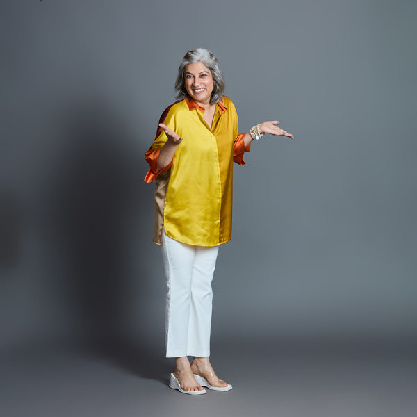 GIN Oversize shirt - JAISALMER Combination
