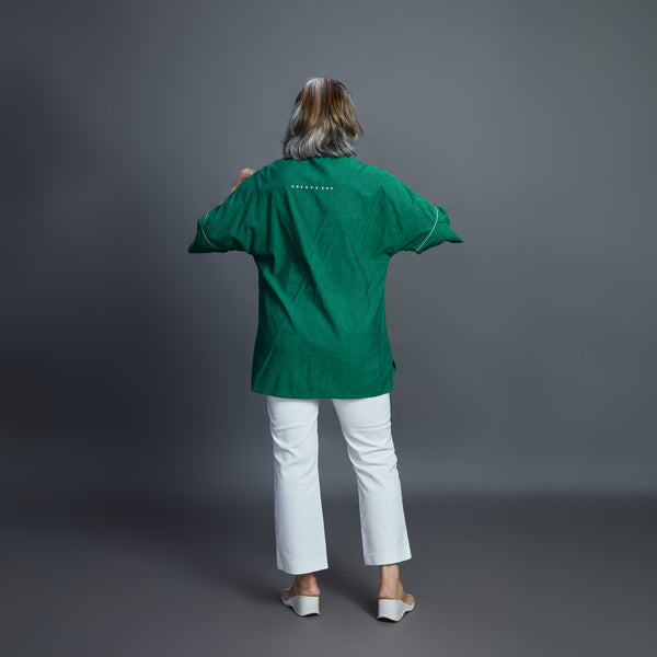 GIN Oversize shirt - Dark Green