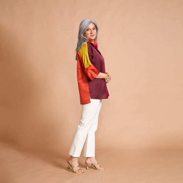 GIN Oversize Shirt - PUSHKAR combination