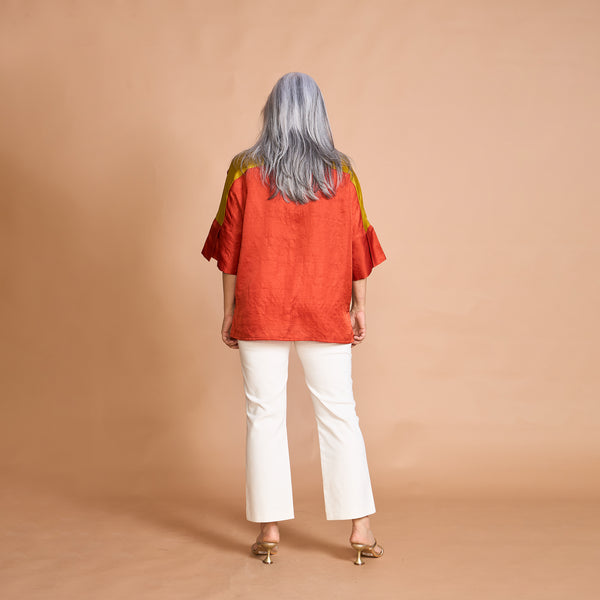 GIN Oversize Shirt - PUSHKAR combination