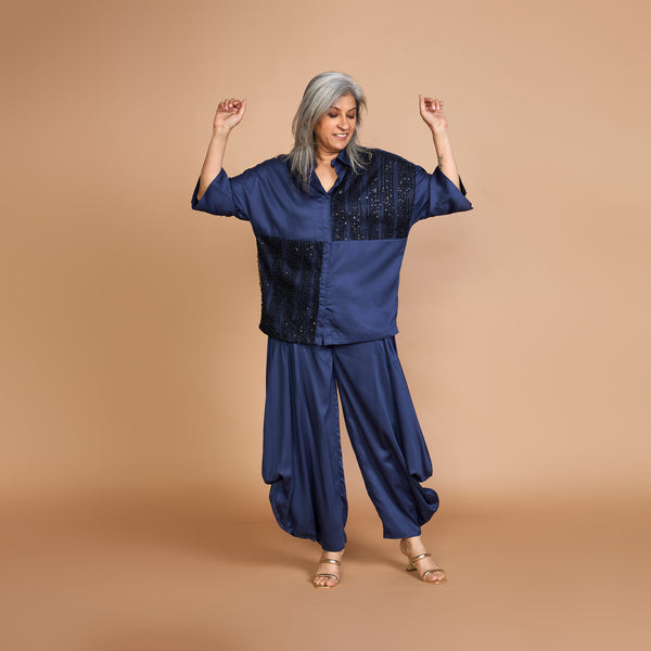 GIN GORO Set - Navy Blue