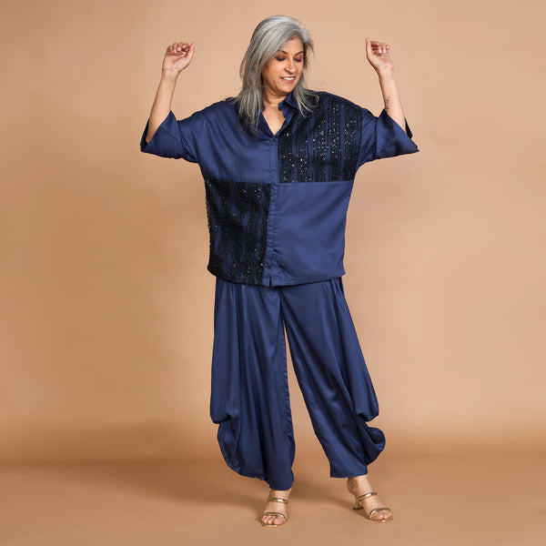 GIN GORO Set - Navy Blue