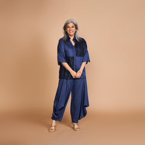 GIN GORO Set - Navy Blue