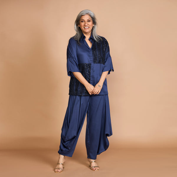 GIN GORO Set - Navy Blue