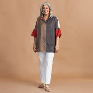 GIN Oversize Shirt - Charcoal (LAST PIECE)